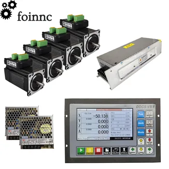 CNC suite ddcsv3.1 4-axis motion control system nema23/57 integrated hybrid servo system 400w24v DC switching power supply
CNC suite ddcsv3.1 4-axis motion control system nema23/57 integrated hybrid servo system 400w24v DC switching power supply