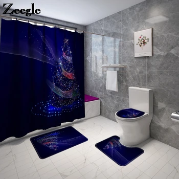 Colorful Bath Mat and Shower Curtain Set Flannel Toilet Seat Cover Mat Bathroom Carpet Non-Slip Bathroom Floor Mat Set
Colorful Bath Mat and Shower Curtain Set Flannel Toilet Seat Cover Mat Bathroom Carpet Non-Slip Bathroom Floor Mat Set