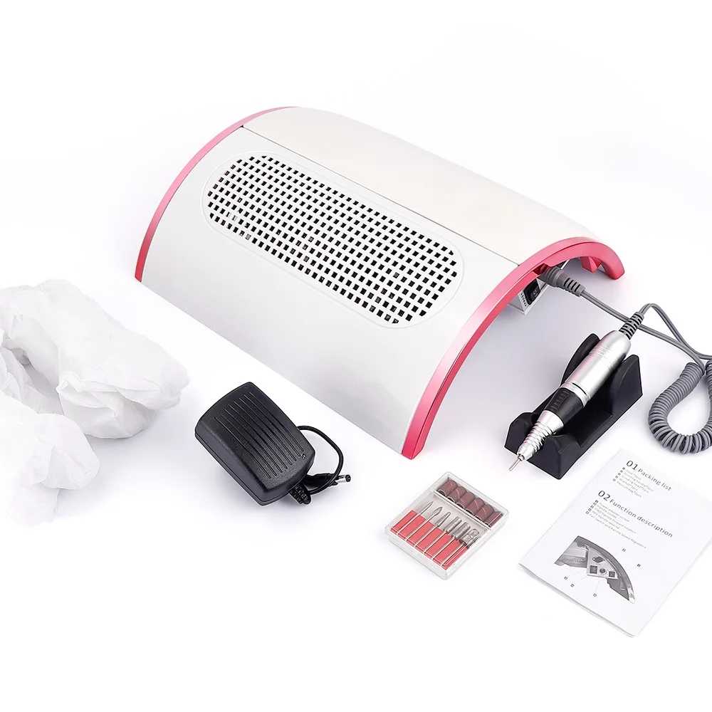 48W 2-IN-1 Nail Drill Machine Nail Dust Collector Manicure with 3 Powerful Fans Vacuum Cleaner Manicure Pedicure Tools
48W 2-IN-1 Nail Drill Machine Nail Dust Collector Manicure with 3 Powerful Fans Vacuum Cleaner Manicure Pedicure Tools