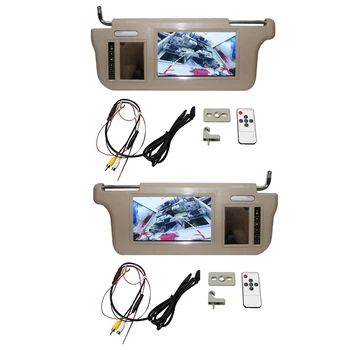 2x 7 Inch Car Sun Visor Mirror Sn LCD Monitor DC 12V Left /Right Side for AV1 AV2 Player Camera
2x 7 Inch Car Sun Visor Mirror Sn LCD Monitor DC 12V Left /Right Side for AV1 AV2 Player Camera