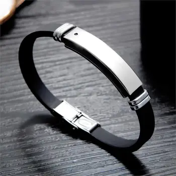 Brand fashion jewelry Engravable Men Bracelet ID Bangle Healthy Energy Black Stone Magnetic Therapy Bracelet Adjustable Size tif
Brand fashion jewelry Engravable Men Bracelet ID Bangle Healthy Energy Black Stone Magnetic Therapy Bracelet Adjustable Size tif