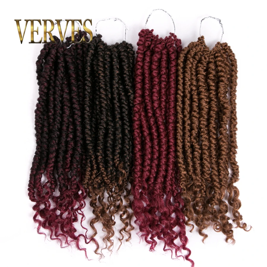 VERVES Braiding Ombre Faux Locs Curly 14 inch 12 roots/pack Crochet Braids Dread Locs hair Extensions Twist Black Bug Locs
VERVES Braiding Ombre Faux Locs Curly 14 inch 12 roots/pack Crochet Braids Dread Locs hair Extensions Twist Black Bug Locs
