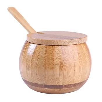 SEAAN Wooden Spice Jar Seasoning Can With Lid Spoon Kitchen Tool Salt Storage Box Natural Spice Tank Sugar Pot
SEAAN Wooden Spice Jar Seasoning Can With Lid Spoon Kitchen Tool Salt Storage Box Natural Spice Tank Sugar Pot