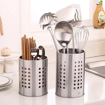 Stainless Steel Kitchen Cooking Utensils Holder Crock Drainer Flatware Caddy Cutlery Organizer Tableware Storage Serving Tool
Stainless Steel Kitchen Cooking Utensils Holder Crock Drainer Flatware Caddy Cutlery Organizer Tableware Storage Serving Tool