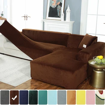 Solid Color Corner Sofa Covers For Living Room Elastic Spandex Slipcovers Couch Cover Stretch Sofa Towel L Shape Need Buy 2piece 
Solid Color Corner Sofa Covers For Living Room Elastic Spandex Slipcovers Couch Cover Stretch Sofa Towel L Shape Need Buy 2piece