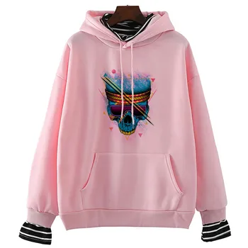 Cool Skull Eternity Funny Shirts Harajuku Ullzang Hoodie Women Winter&spring Long Sleeve Korean Style 90s Female Pullover
Cool Skull Eternity Funny Shirts Harajuku Ullzang Hoodie Women Winter&spring Long Sleeve Korean Style 90s Female Pullover