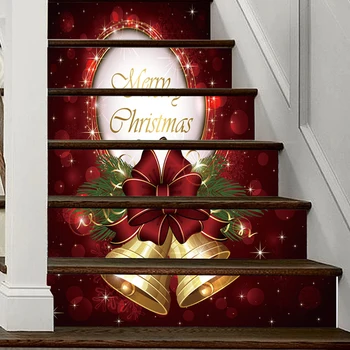6pcs/Set 3D Christmas Decoration Stair Floor Stickers Waterproof Removable Self Adhesive DIY Stairway Decals Murals Home Decor
6pcs/Set 3D Christmas Decoration Stair Floor Stickers Waterproof Removable Self Adhesive DIY Stairway Decals Murals Home Decor