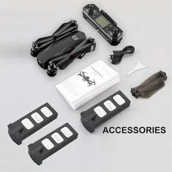 SMRC ICAT3 Brushless GPS Drone Optical Flow Positioning Drone RC Folding Drone RC Helicopter Aircraft with 4K HD Camera
SMRC ICAT3 Brushless GPS Drone Optical Flow Positioning Drone RC Folding Drone RC Helicopter Aircraft with 4K HD Camera