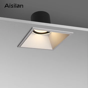 Aisilan LED square embedded spotlights home villas Narrow Border lamp downlights ceiling openings ceiling lights CRI 93
Aisilan LED square embedded spotlights home villas Narrow Border lamp downlights ceiling openings ceiling lights CRI 93