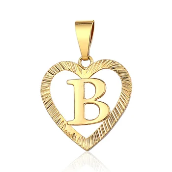Initial Letter Pendant for Women Heart Love Shaped Swirl Cut Out Alphabet Jewelry Gifts Womens Yellow Gold Color Pendant LGP373
Initial Letter Pendant for Women Heart Love Shaped Swirl Cut Out Alphabet Jewelry Gifts Womens Yellow Gold Color Pendant LGP373
