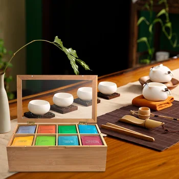Bamboo System Tea Box System Tea Bag Jewelry Organizer Storage Box 8 Compartments Tea Box Organizer Wood Sugar Packet Container
Bamboo System Tea Box System Tea Bag Jewelry Organizer Storage Box 8 Compartments Tea Box Organizer Wood Sugar Packet Container