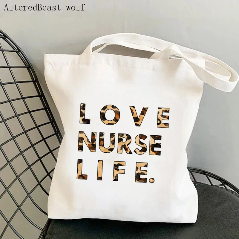 Women Shopper bag love nurse Leopard Printed Kawaii Bag Harajuku Shopping Canvas Shopper Bag girl handbag Tote Shoulder Lady Bag
Women Shopper bag love nurse Leopard Printed Kawaii Bag Harajuku Shopping Canvas Shopper Bag girl handbag Tote Shoulder Lady Bag