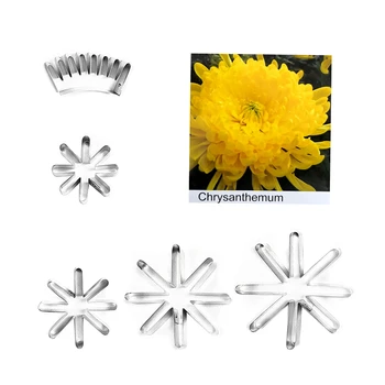 Chrysantnemum fondant sugar flower cutters baking cake decorations Polymer Clay Cold Porcelain gumpaste tools
Chrysantnemum fondant sugar flower cutters baking cake decorations Polymer Clay Cold Porcelain gumpaste tools