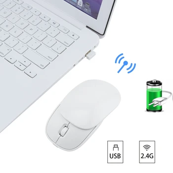 Rechargeable 2.4Ghz Wireless Computer Mouse Mini Ergonomic 3D Arc Silent Optical Mause With Sliding Cover Usb Mice For PC Laptop
Rechargeable 2.4Ghz Wireless Computer Mouse Mini Ergonomic 3D Arc Silent Optical Mause With Sliding Cover Usb Mice For PC Laptop