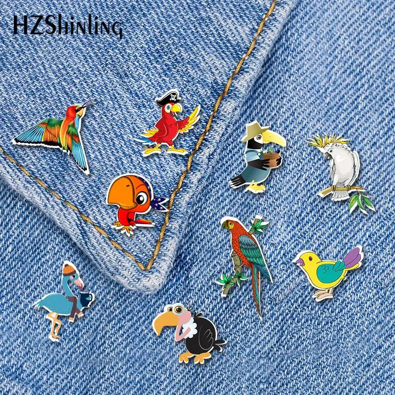 2019 New Cute Flamingo Acrylic Lapel Pin Birds Butterfly Clasp Pin Parrot Toucan Macaw Epoxy Collar Pin Brooch
2019 New Cute Flamingo Acrylic Lapel Pin Birds Butterfly Clasp Pin Parrot Toucan Macaw Epoxy Collar Pin Brooch
