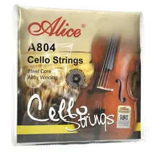 Alice A804 Cello Strings 4-string Set A-1 D-2 G-3 C-4 Steel Core Alloy Winding
Alice A804 Cello Strings 4-string Set A-1 D-2 G-3 C-4 Steel Core Alloy Winding