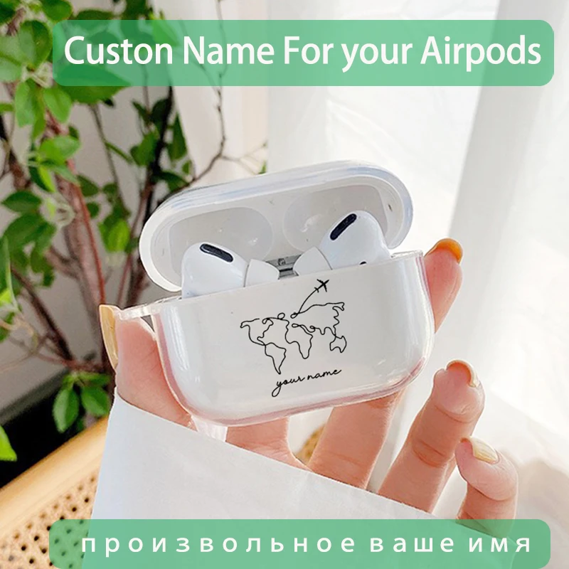 Airpod Personalized Custom Case Map Pattern Case for Airpods 2 1 Case Luxury Clear Silicone Air pod Pro 3 Cover DIY pod Letters
Airpod Personalized Custom Case Map Pattern Case for Airpods 2 1 Case Luxury Clear Silicone Air pod Pro 3 Cover DIY pod Letters