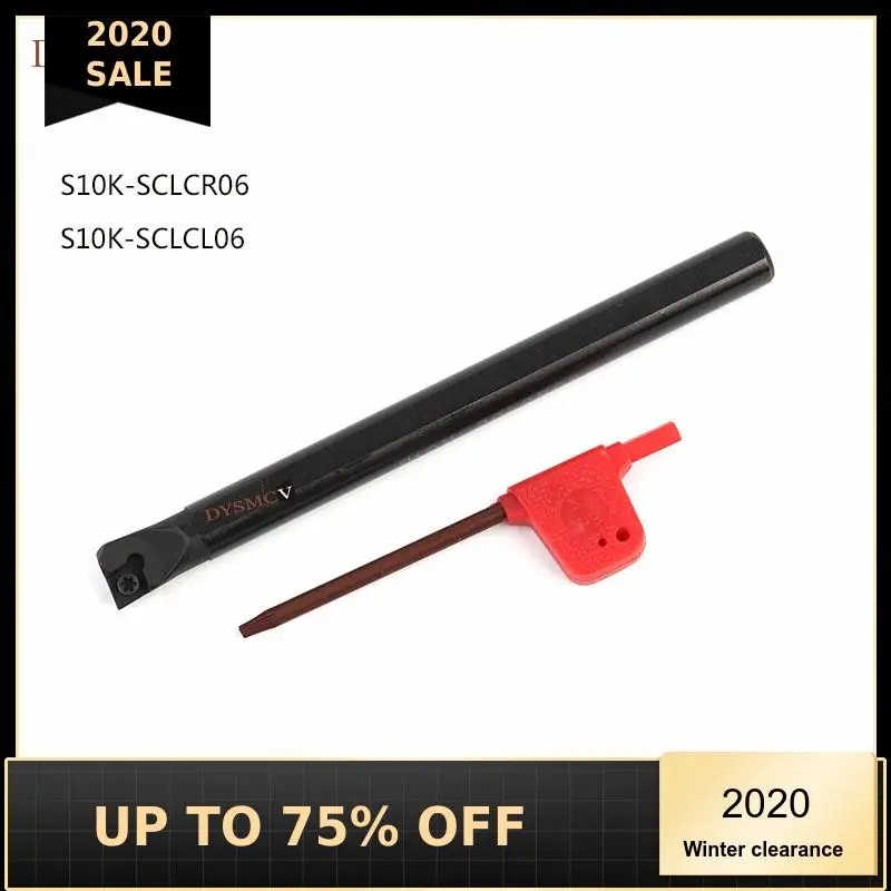 1 piece S10K-SCLCR06 SCLCL06 Internal turning tool holder screw drill rod lathe cutting tool for CCMT060204
1 piece S10K-SCLCR06 SCLCL06 Internal turning tool holder screw drill rod lathe cutting tool for CCMT060204