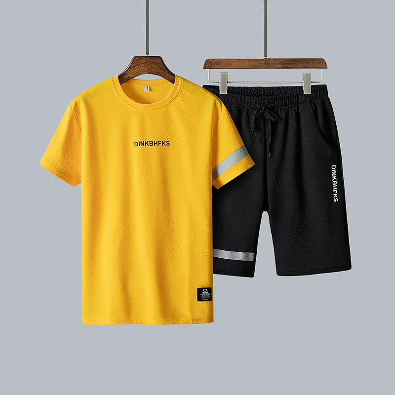Summer Men's Sports Tracksuits New Tshirt Shorts Suit Polyester Fiber Fashion Sportswear Printed Jogging Ropa Deportiva Hombre
Summer Men's Sports Tracksuits New Tshirt Shorts Suit Polyester Fiber Fashion Sportswear Printed Jogging Ropa Deportiva Hombre