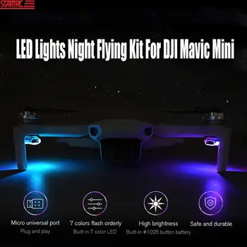 STARTRC Mavic Mini LED Lights Night Flying Kit Signal Lights Seven Color DIY Chooses For DJI Mavic Drone Expansion Accessories
STARTRC Mavic Mini LED Lights Night Flying Kit Signal Lights Seven Color DIY Chooses For DJI Mavic Drone Expansion Accessories