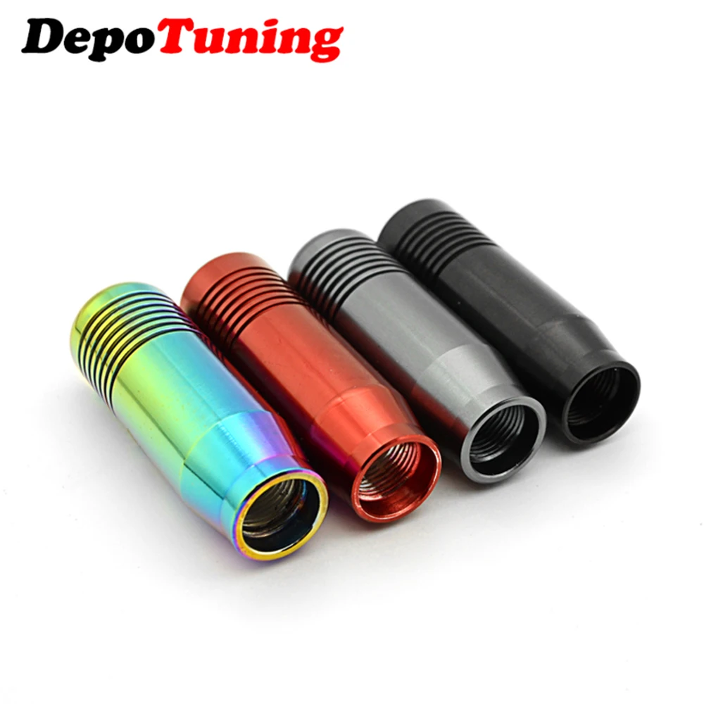 DepoTuning Mugen Universal 8.5cm Length Manual Car Gear Shift Knob Aluminium Alloy Racing Automatic Shift Knob With 3 Adapters
DepoTuning Mugen Universal 8.5cm Length Manual Car Gear Shift Knob Aluminium Alloy Racing Automatic Shift Knob With 3 Adapters