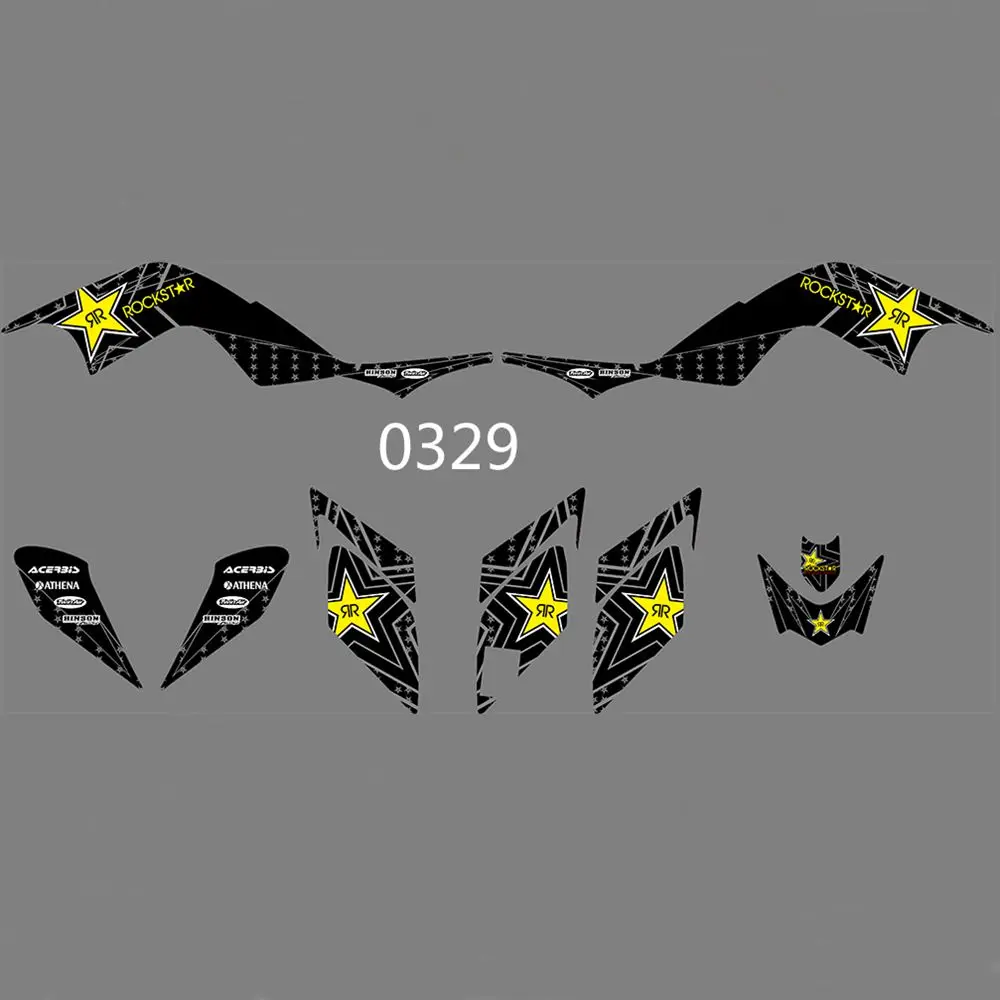 Full Graphics Decals Stickers Kit Custom Number Name Glossy Stickers Waterproof for YAMAHA ATV RAPTOR700 2006-2012
Full Graphics Decals Stickers Kit Custom Number Name Glossy Stickers Waterproof for YAMAHA ATV RAPTOR700 2006-2012