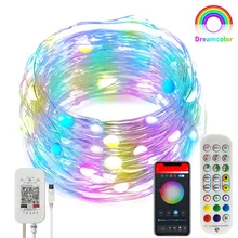 5M USB Christmas Decoration LED Lights Bluetooth-compatible Elf Light String 16 Million Rainbow Color Smart Scene Music String
5M USB Christmas Decoration LED Lights Bluetooth-compatible Elf Light String 16 Million Rainbow Color Smart Scene Music String