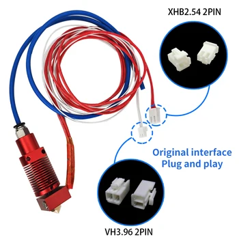 Hotend Kit Assembled 3D Printer Heating Block Extruder Durable Replacement Parts 1.75mm Upgrade 24V 40W For Creality CR 10S Pro
Hotend Kit Assembled 3D Printer Heating Block Extruder Durable Replacement Parts 1.75mm Upgrade 24V 40W For Creality CR 10S Pro