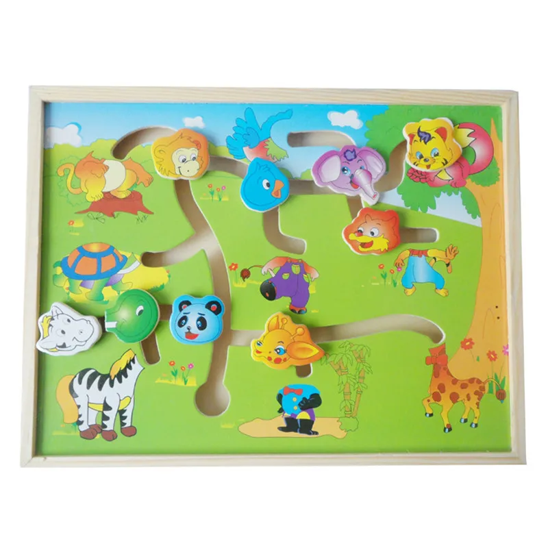 Educational Early Learning Wooden Slide Puzzles Toys for Children Kids Labyrinth jigsaw Animal-Body-Match Maze Intelligence
Educational Early Learning Wooden Slide Puzzles Toys for Children Kids Labyrinth jigsaw Animal-Body-Match Maze Intelligence