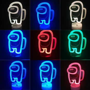Among Us Logo All Figures 3D Illusion Desktop Lamp Coffee Table Decor LED Sensor Light Atmosphere Bedside Night Gift Budget Deal
Among Us Logo All Figures 3D Illusion Desktop Lamp Coffee Table Decor LED Sensor Light Atmosphere Bedside Night Gift Budget Deal