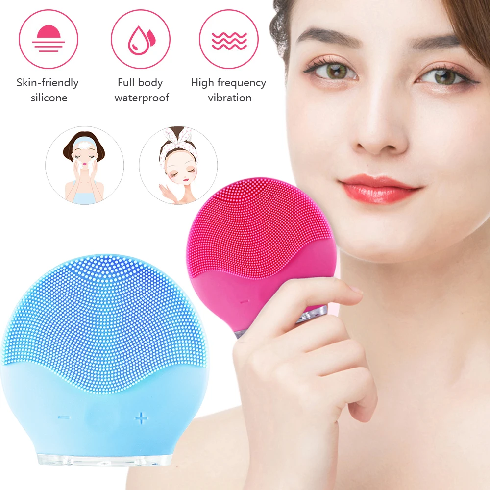 Electric Mini Facial Cleansing Deep Clean Silicone Cleaner Massage Device Massager Brush for Wash Face Cleanser Machine
Electric Mini Facial Cleansing Deep Clean Silicone Cleaner Massage Device Massager Brush for Wash Face Cleanser Machine