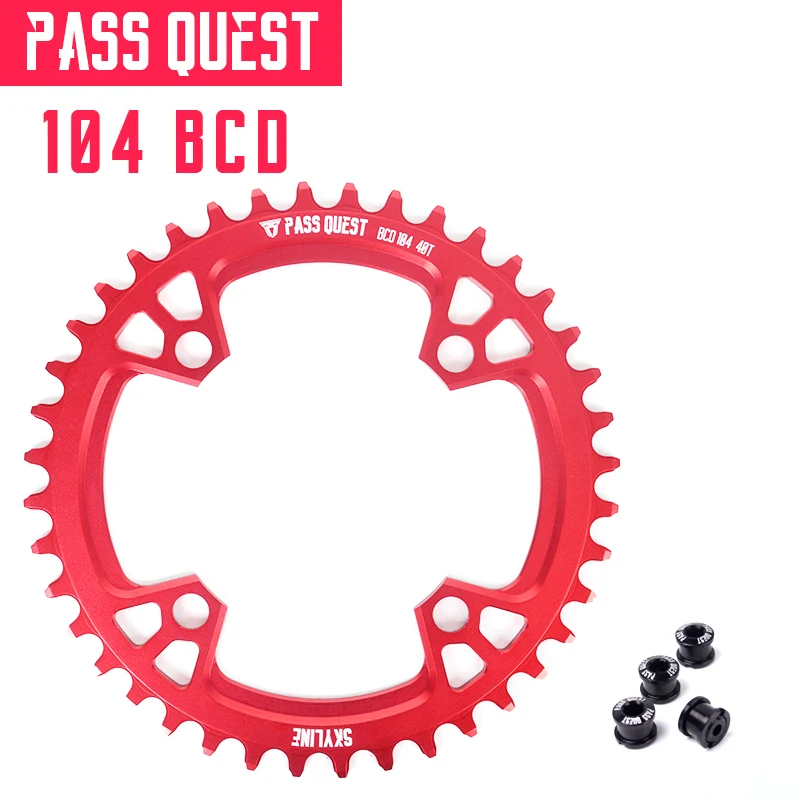 PASS QUEST Bicycle Chainring 104 BCD 32T 34T 36T 38T 40T 42T 44T 46T 48T Alloy CNC Bicycle Chainwheel Mountain Bike For XT SLX
PASS QUEST Bicycle Chainring 104 BCD 32T 34T 36T 38T 40T 42T 44T 46T 48T Alloy CNC Bicycle Chainwheel Mountain Bike For XT SLX