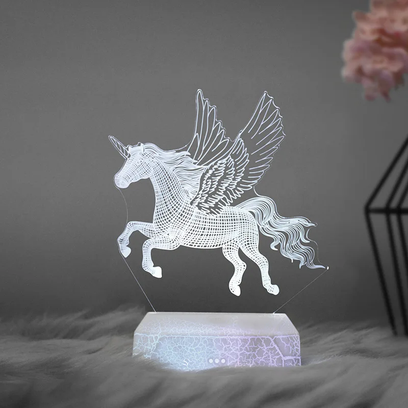 Factory Direct Selling USB Charging 3D Night Lamp Acrylic Strange New Creative Gifts Crack Students LED Small Table Lamp
Factory Direct Selling USB Charging 3D Night Lamp Acrylic Strange New Creative Gifts Crack Students LED Small Table Lamp