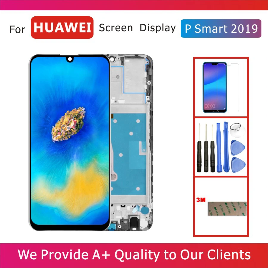 Tested 6.21" LCD Display for Huawei P smart 2019 LCD Display with Touch Screen Digitizer Assembly Frame Replacement POT-LX1 L21
Tested 6.21" LCD Display for Huawei P smart 2019 LCD Display with Touch Screen Digitizer Assembly Frame Replacement POT-LX1 L21
