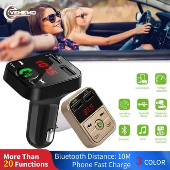 Car Bluetooth FM Transmitter Wireless Handsfree LED MP3 Player USB Charger Dual USB 2.1A TF Modulator Hands Free Car Fast Charge
Car Bluetooth FM Transmitter Wireless Handsfree LED MP3 Player USB Charger Dual USB 2.1A TF Modulator Hands Free Car Fast Charge