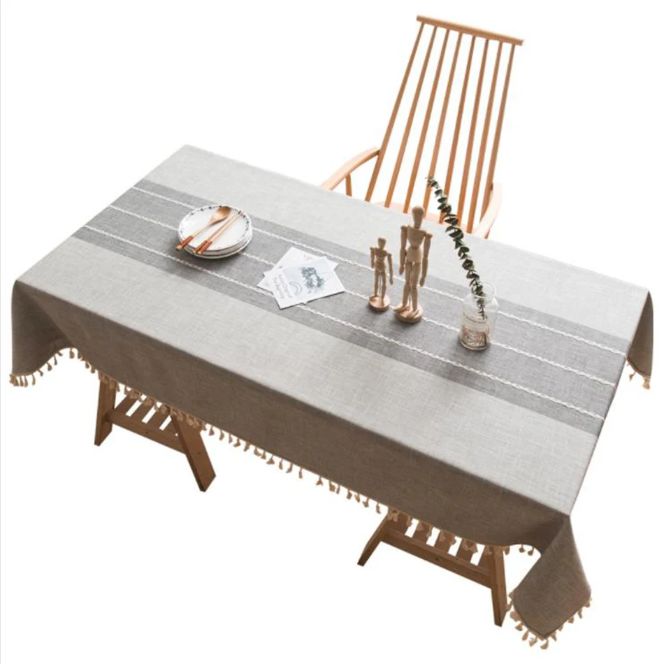 Rectangle Table Cloth Cotton Linen Wrinkle Free Anti-Fading Tablecloth Washable Embroidery Table Cover for Kitchen Dinning Party
Rectangle Table Cloth Cotton Linen Wrinkle Free Anti-Fading Tablecloth Washable Embroidery Table Cover for Kitchen Dinning Party