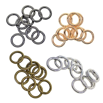 40pcs Snap Ring Clip -Spring Buckle Design for Jewelry Making /Key Chain Diy /Crafts Link /Bag Belt /Mixed Color
40pcs Snap Ring Clip -Spring Buckle Design for Jewelry Making /Key Chain Diy /Crafts Link /Bag Belt /Mixed Color