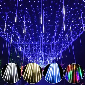 30cm 8pcs Outdoor Meteor Shower Rain Fairy String LED Light Garland Christmas Light Room Decorative Waterproof Holiday Lighting
30cm 8pcs Outdoor Meteor Shower Rain Fairy String LED Light Garland Christmas Light Room Decorative Waterproof Holiday Lighting