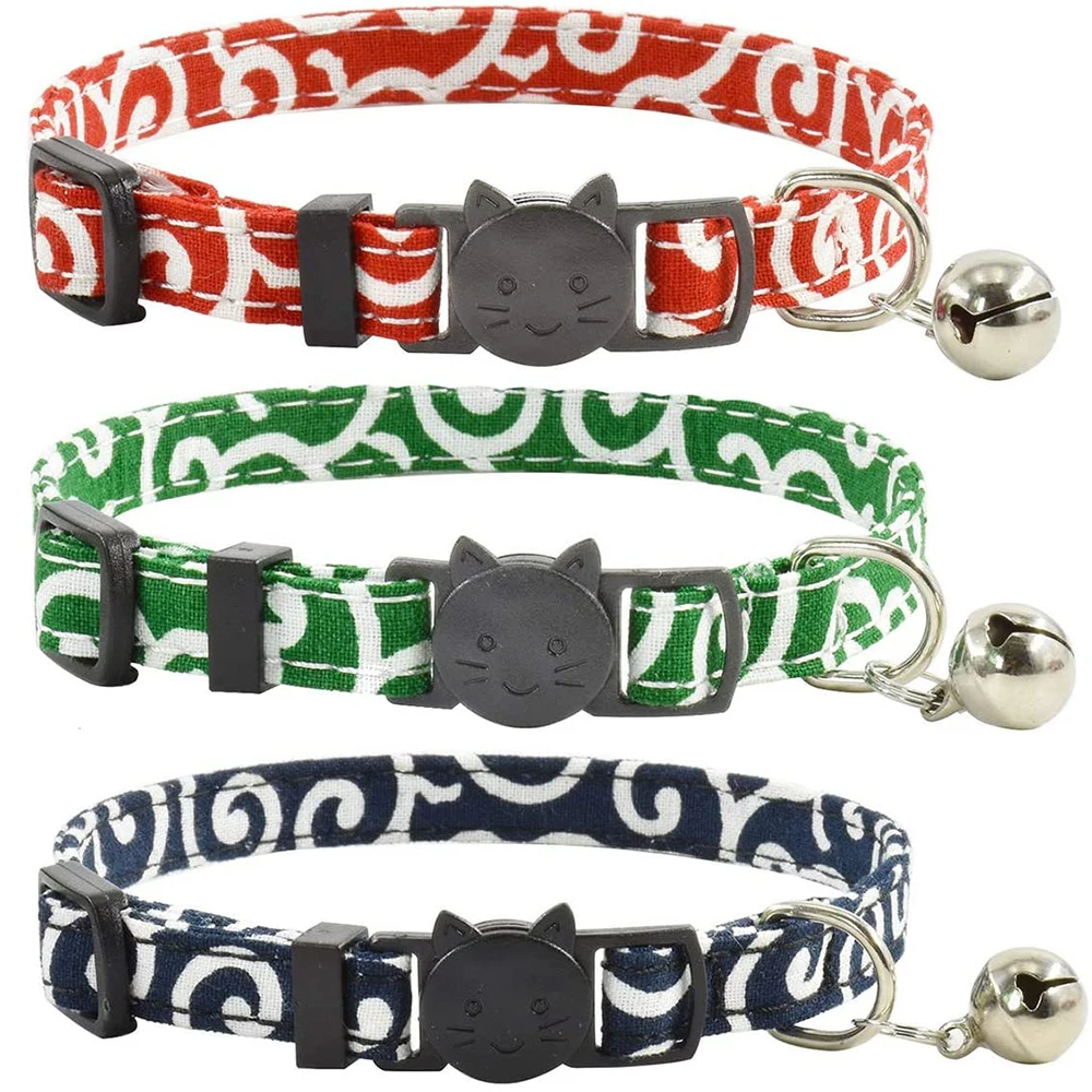 2020 Cat Collar Breakaway with Bell Adjustable Collars Japanese Kimono Ninja Style for Cats Kitty Kitten Puppy
2020 Cat Collar Breakaway with Bell Adjustable Collars Japanese Kimono Ninja Style for Cats Kitty Kitten Puppy