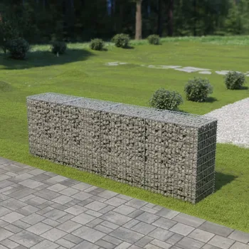 vidaXL Gabion Wall With Covers Galvanised Steel 300x50x100Cm Galvanized Wire Gabion Stone Cage Net Wholesale River Stone Cage V3
vidaXL Gabion Wall With Covers Galvanised Steel 300x50x100Cm Galvanized Wire Gabion Stone Cage Net Wholesale River Stone Cage V3