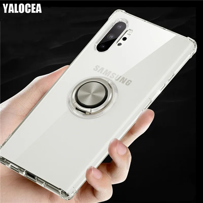 For Samsung Galaxy Note 10 Plus Case Transparant Silicone finger Ring Magnetic car Holder Cover For Samsung Note 10 Note10 Cases
For Samsung Galaxy Note 10 Plus Case Transparant Silicone finger Ring Magnetic car Holder Cover For Samsung Note 10 Note10 Cases