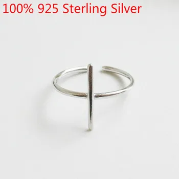 Simple Cross Shape Open Rings for Women Girls Pure 925 Sterling Silver Finger Adjustable Ring Accessories Fashion Jewelry Gift
Simple Cross Shape Open Rings for Women Girls Pure 925 Sterling Silver Finger Adjustable Ring Accessories Fashion Jewelry Gift