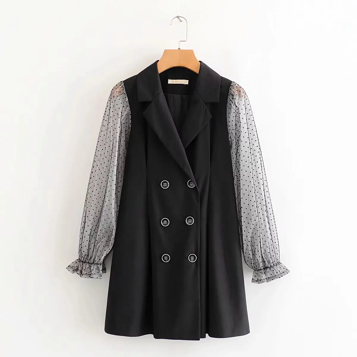 Dn-7942 WOMEN'S Dress New Products Polka Dot Double Layer wang sha xiu Double Breasted Suit Skirt
Dn-7942 WOMEN'S Dress New Products Polka Dot Double Layer wang sha xiu Double Breasted Suit Skirt