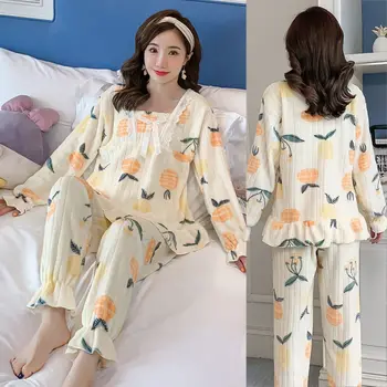 Coral Velvet Pajamas Women Autumn and Winter thickening cashmere warm Long-sleeved suit can wear princess style home clothes
Coral Velvet Pajamas Women Autumn and Winter thickening cashmere warm Long-sleeved suit can wear princess style home clothes