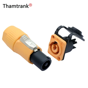 50set/lot IP65 Waterproof 3pin AC Power Connector Male Plug+Female Panel Mount Chassis 20A 250V Input Light Power Plug Socket
50set/lot IP65 Waterproof 3pin AC Power Connector Male Plug+Female Panel Mount Chassis 20A 250V Input Light Power Plug Socket