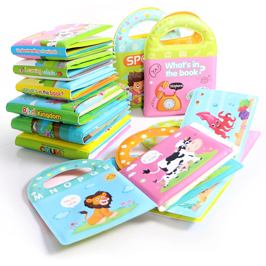 Bath Books Baby Education Toy Intelligence Development EVA Floating Cognize Book Waterproof Early Learning Book with BB Device
Bath Books Baby Education Toy Intelligence Development EVA Floating Cognize Book Waterproof Early Learning Book with BB Device