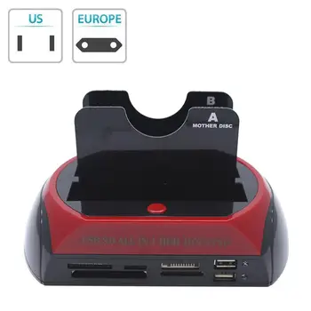 USB 3.0 To Dual SATA Dual-Disc Multi-Function Hard Drive Base Hard Drive Portable Hard Drive SSD External Hard Drive
USB 3.0 To Dual SATA Dual-Disc Multi-Function Hard Drive Base Hard Drive Portable Hard Drive SSD External Hard Drive
