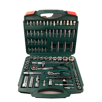 High Quality 86Pcs 1/4" 1/2" Dr Socket Wrench Set Universal Car Repair disassembling Tools Service Kit Tool Quick Ratchet Wrench
High Quality 86Pcs 1/4" 1/2" Dr Socket Wrench Set Universal Car Repair disassembling Tools Service Kit Tool Quick Ratchet Wrench