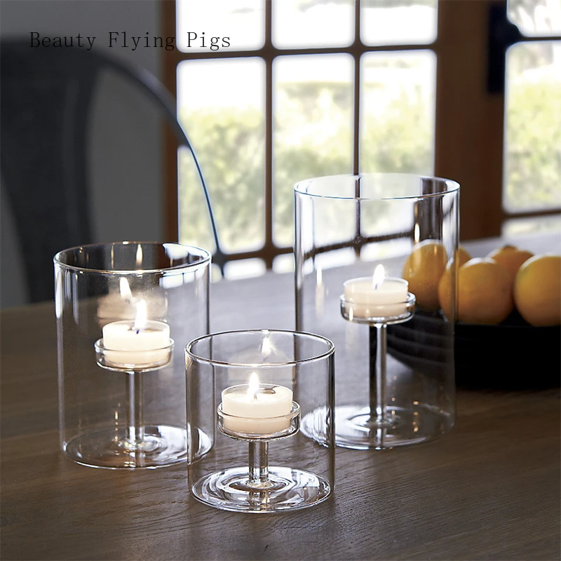 Direct sales new modern glass small candlestick tea candle table party event wedding bar western restaurant decoration display
Direct sales new modern glass small candlestick tea candle table party event wedding bar western restaurant decoration display