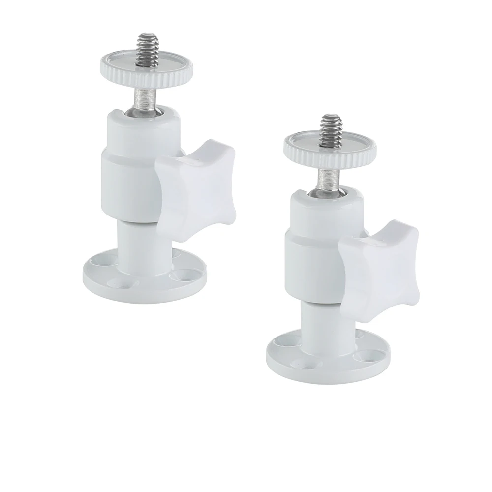 CAMVATE White Support Holder Ball Head 1/4"-20 Connector With Wall Ceiling Mount Base For DSLR Camera Accessory (2 Pieces) C2551
CAMVATE White Support Holder Ball Head 1/4"-20 Connector With Wall Ceiling Mount Base For DSLR Camera Accessory (2 Pieces) C2551